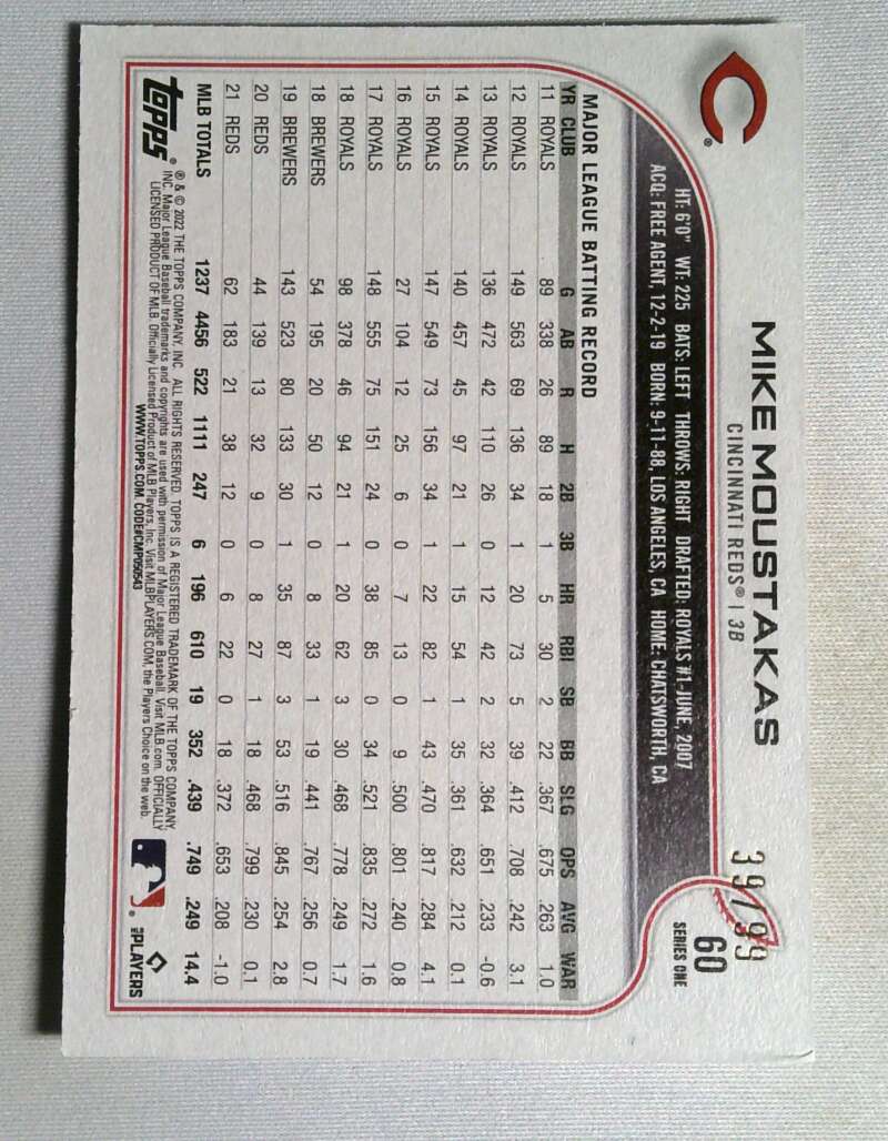 Jeff McNeil 2022 Topps Series 2 Advanced Stats 195/300 New York Mets #357