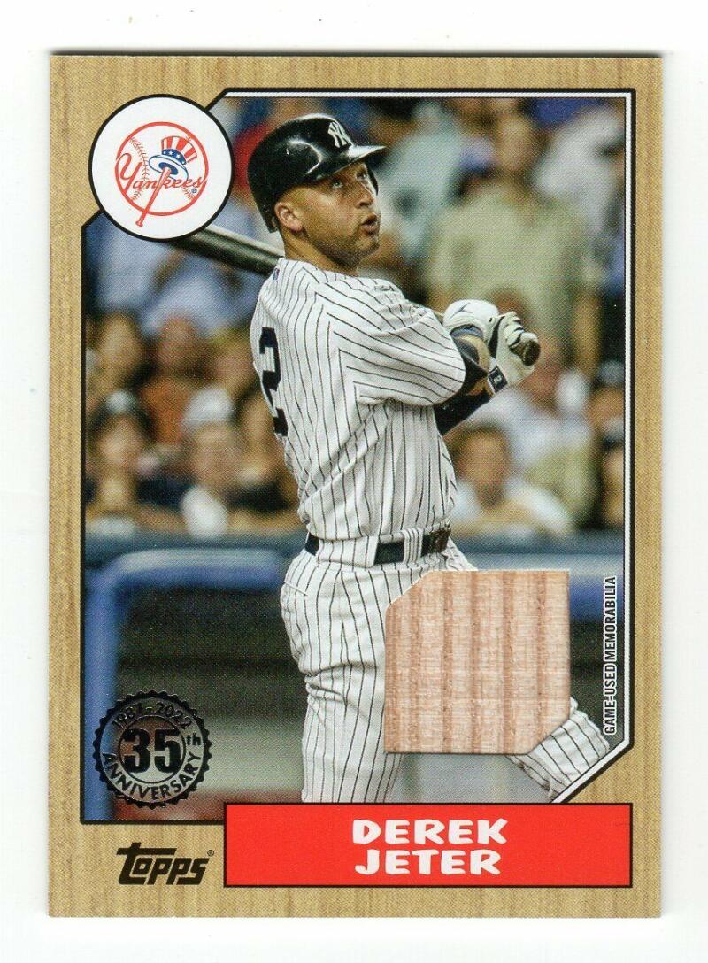 2022 Topps  1987 Topps Baseball Relics