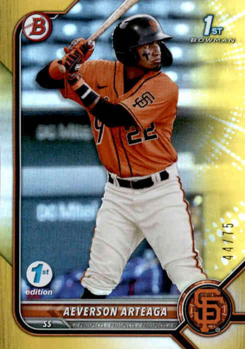 2022 Bowman 1st Edition Yellow