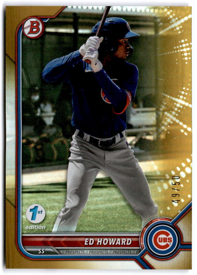 2022 Bowman 1st Edition Gold