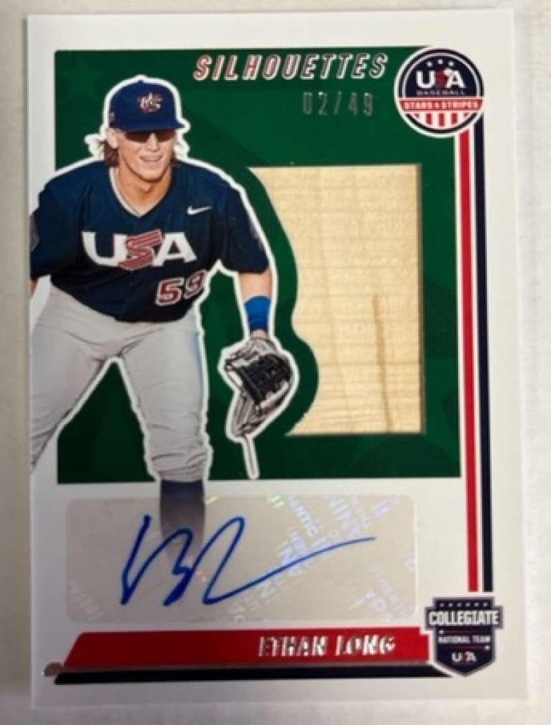 2022 Panini Stars and Stripes USA BB Silhouettes Signatures Bats