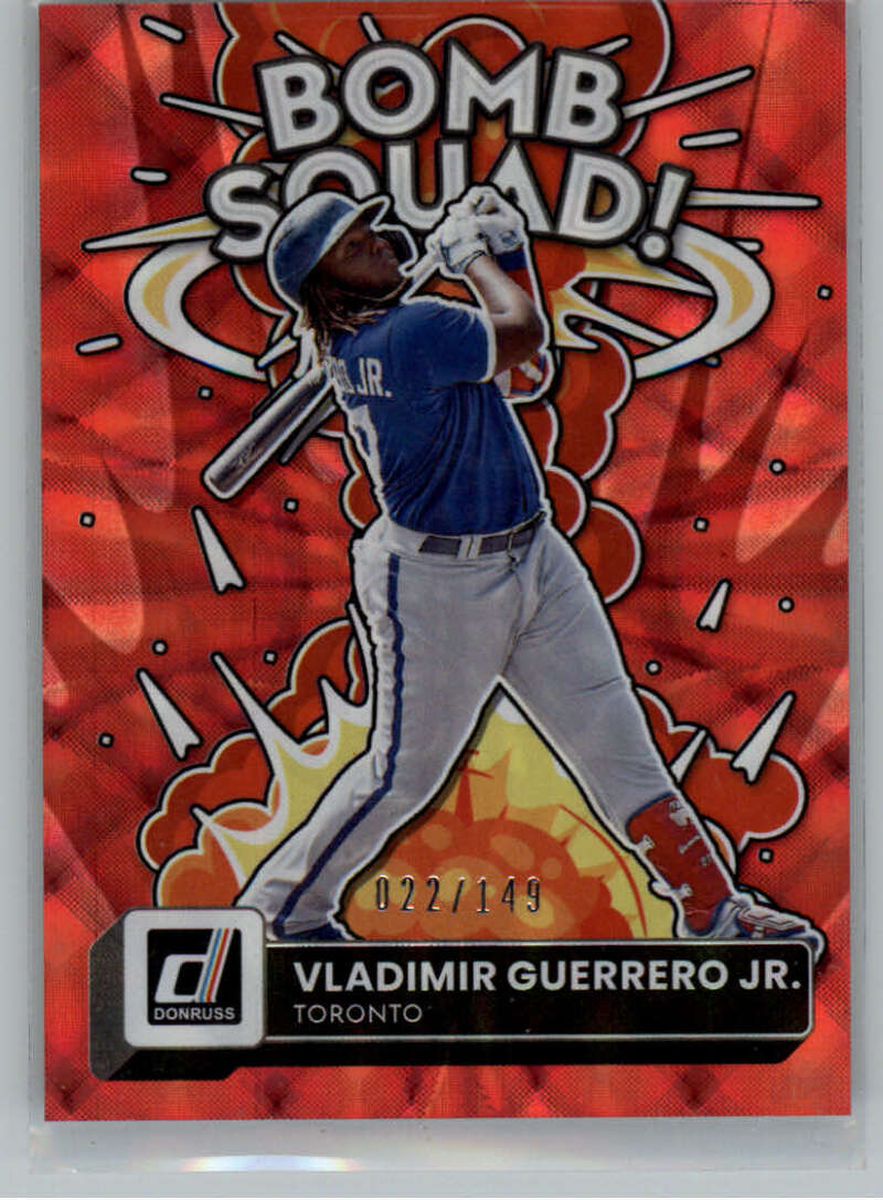 2022 Donruss  Bomb Squad Red