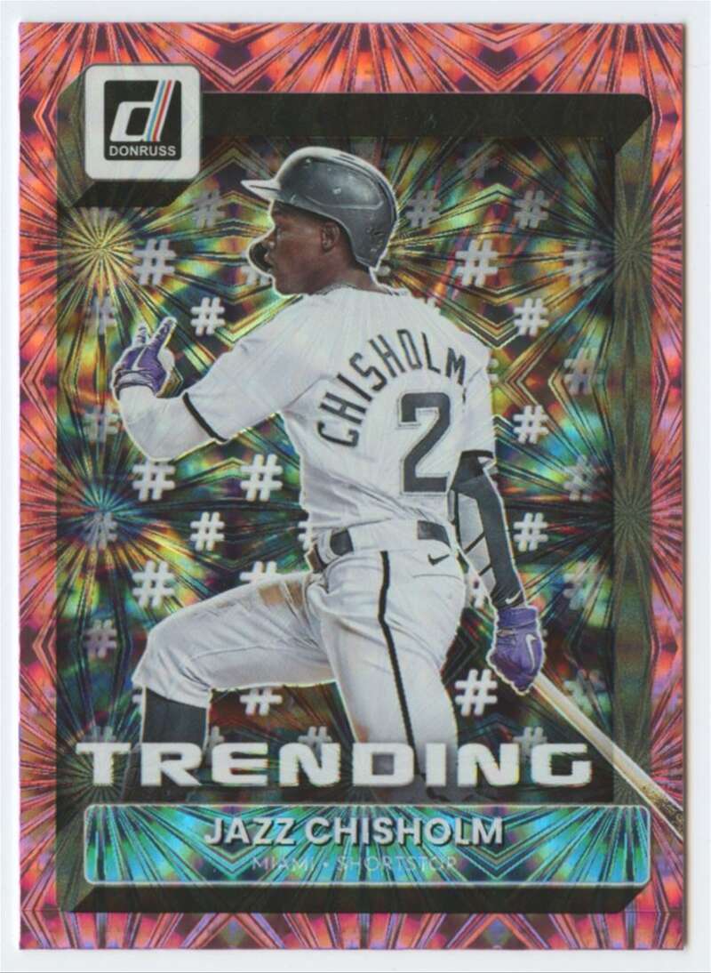 2022 Donruss  Trending Pink Fireworks