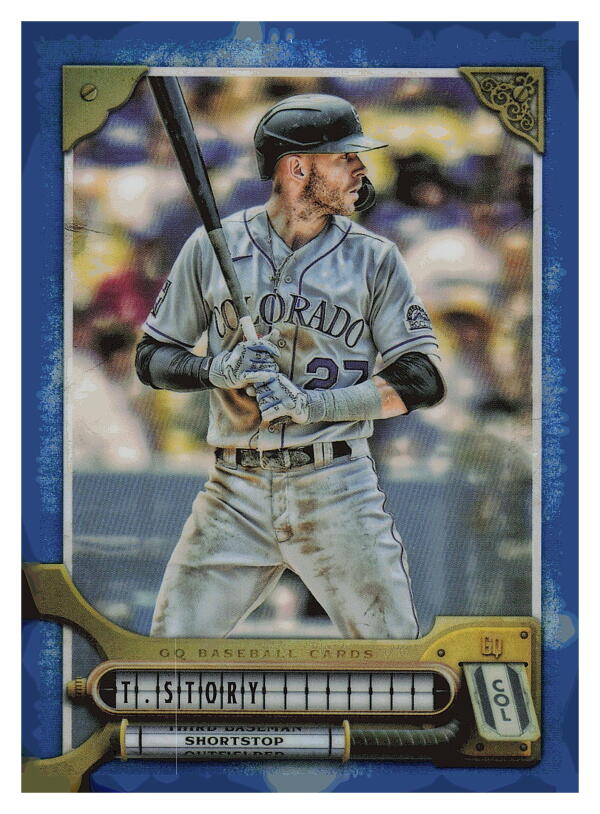 2022 Topps Gypsy Queen Chrome Refractor Indigo