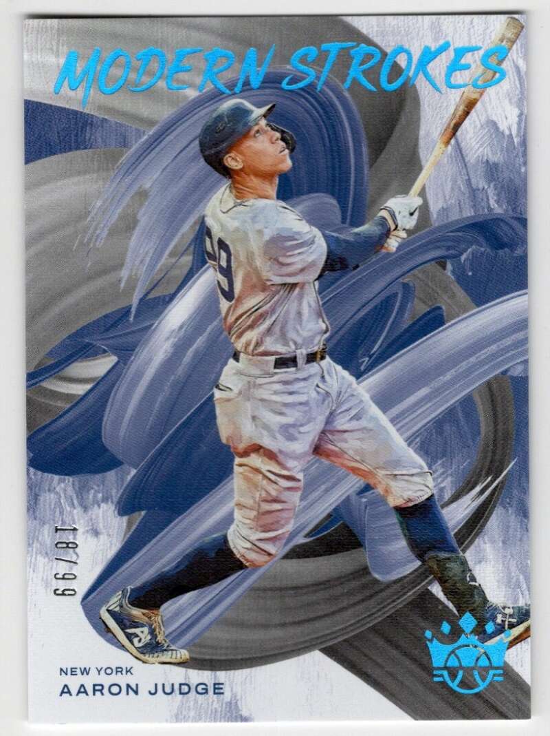 2022 Panini Diamond Kings Modern Strokes Holo Blue