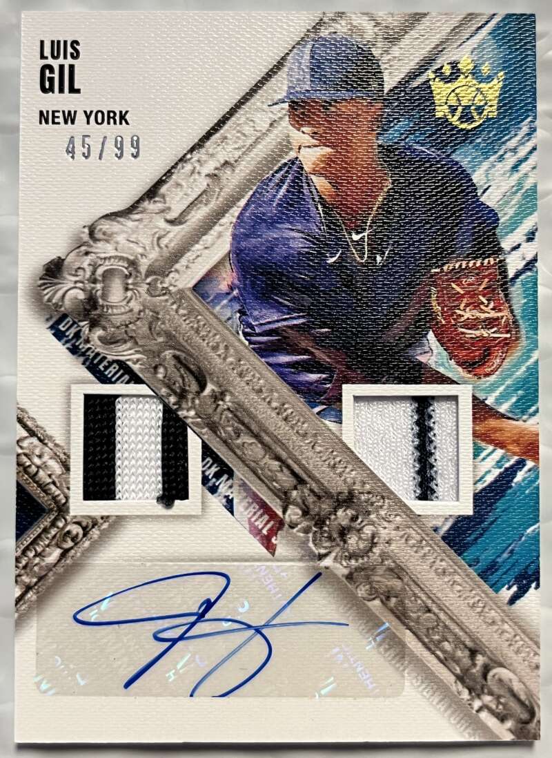 2022 Panini Diamond Kings Material Signatures Gold