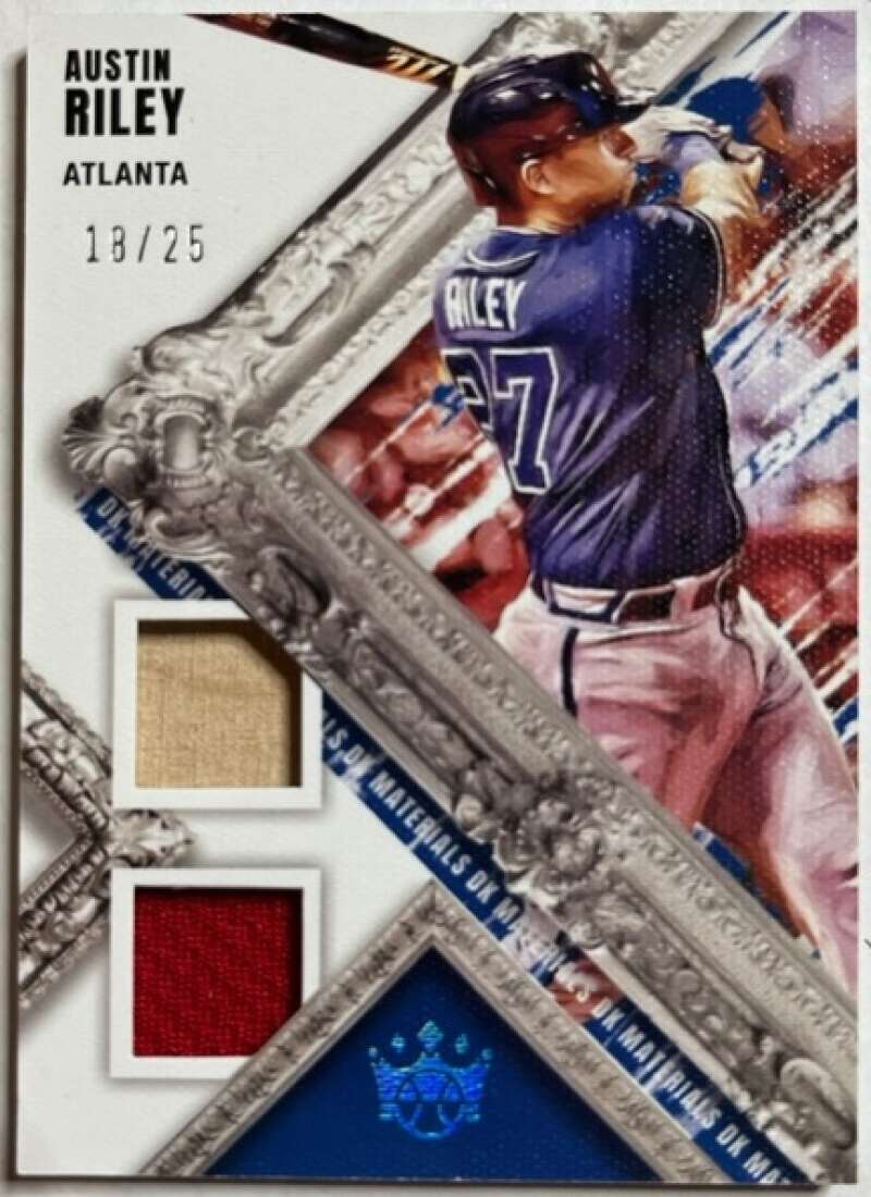 2022 Panini Diamond Kings Materials Holo Platinum Blue