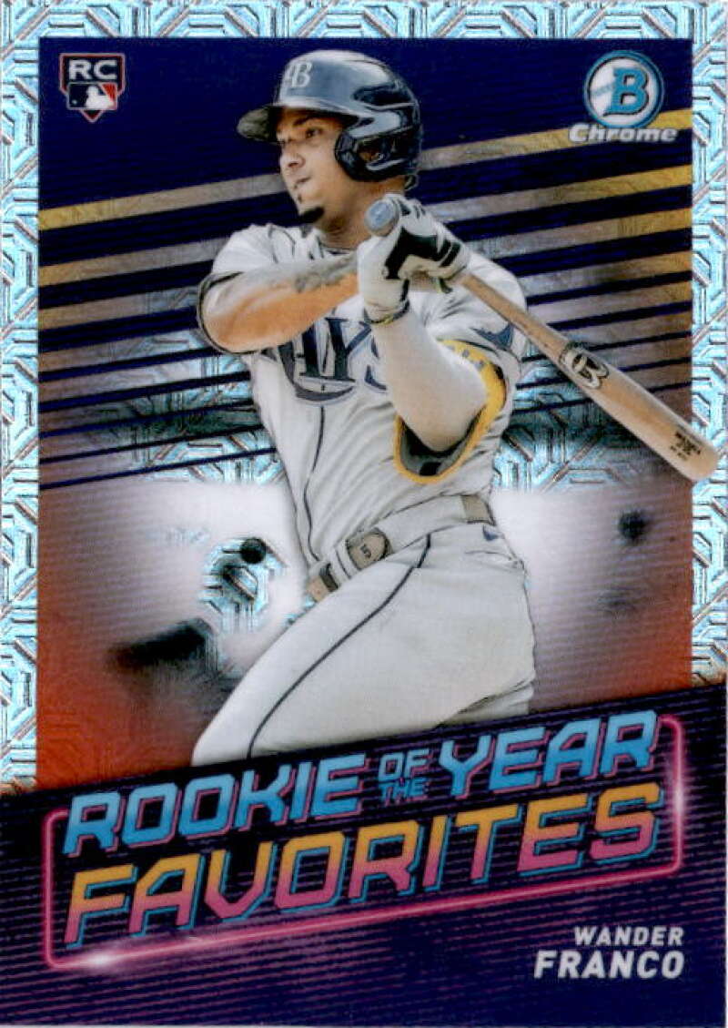 2022 Bowman Chrome Mega Box Mojo Rookie of the Year Favorites Refractor