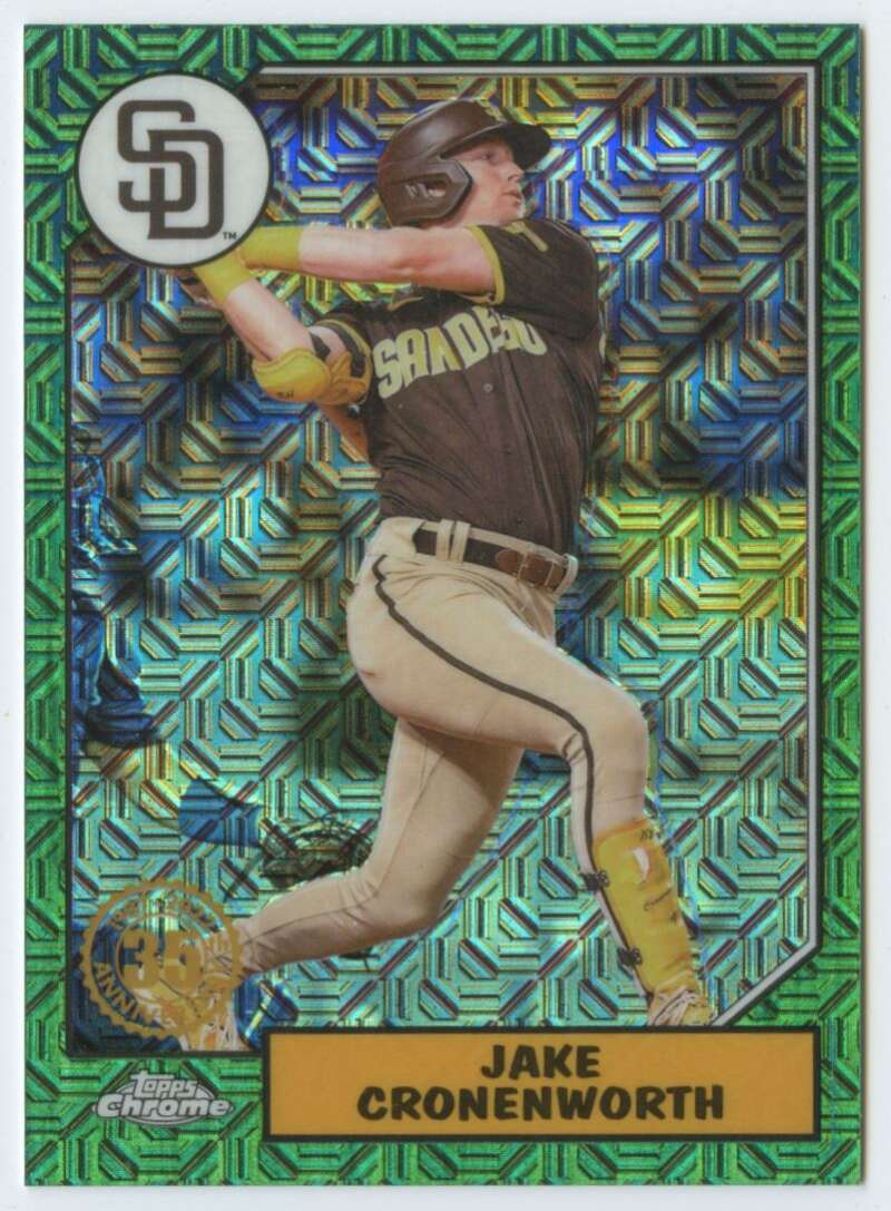 2022 Topps Chrome Silver Pack Series 2 Mojo Refractor Green