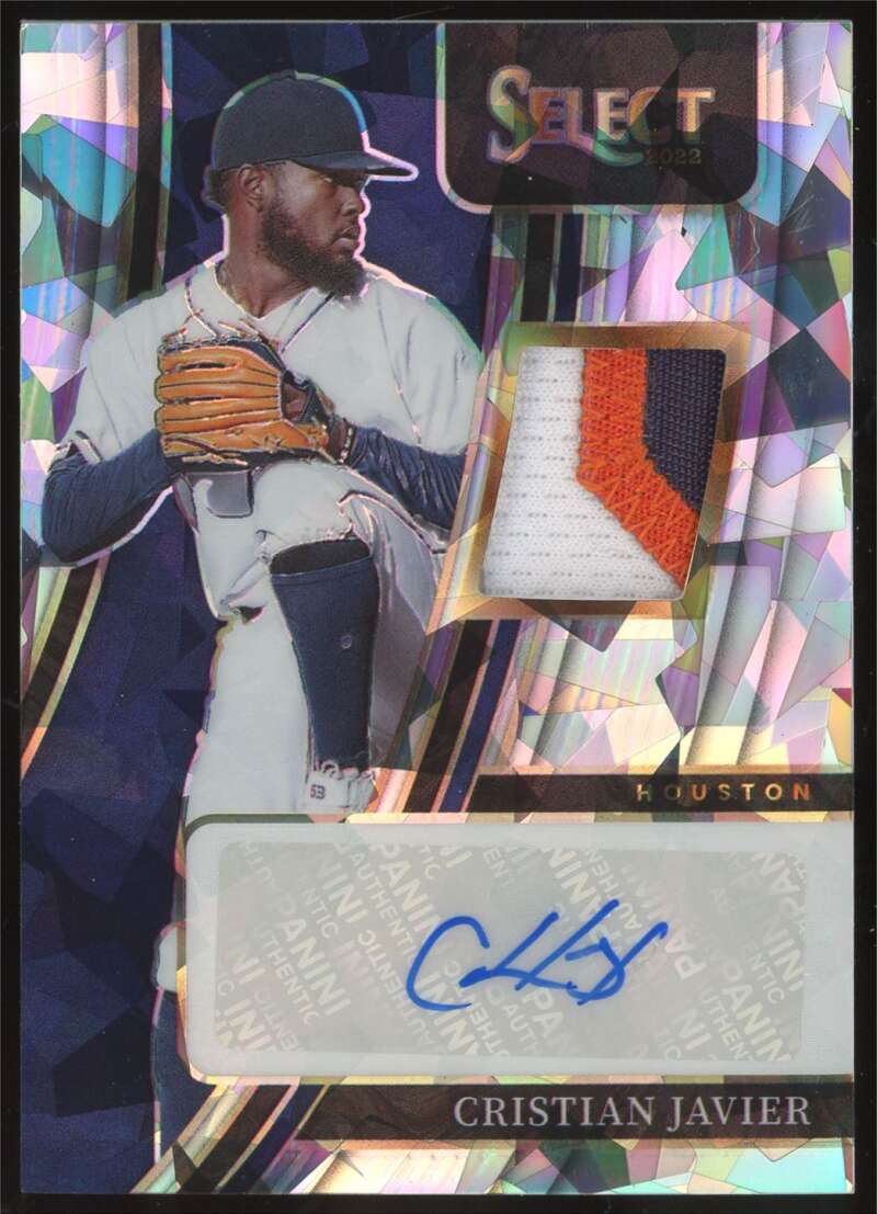 2022 Panini Select Signature Materials Cracked Ice