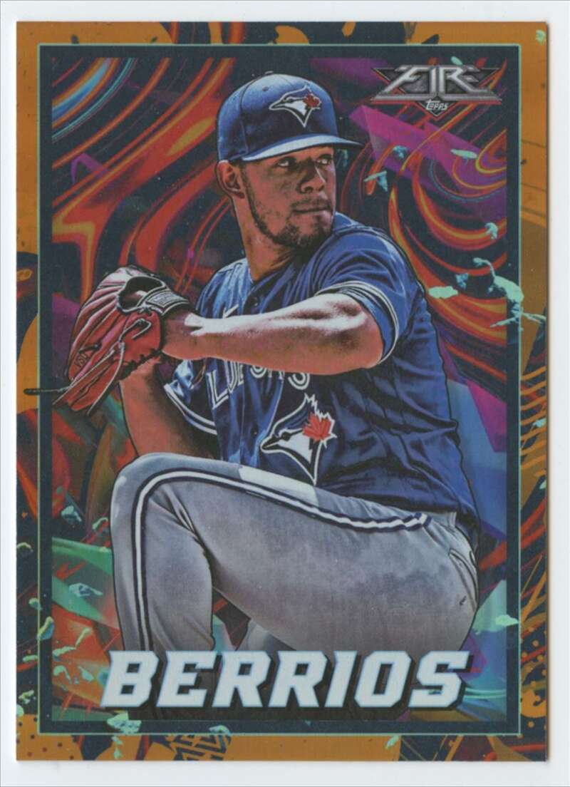 2022 Topps Fire Orange