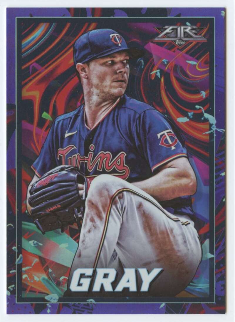 2022 Topps Fire Purple