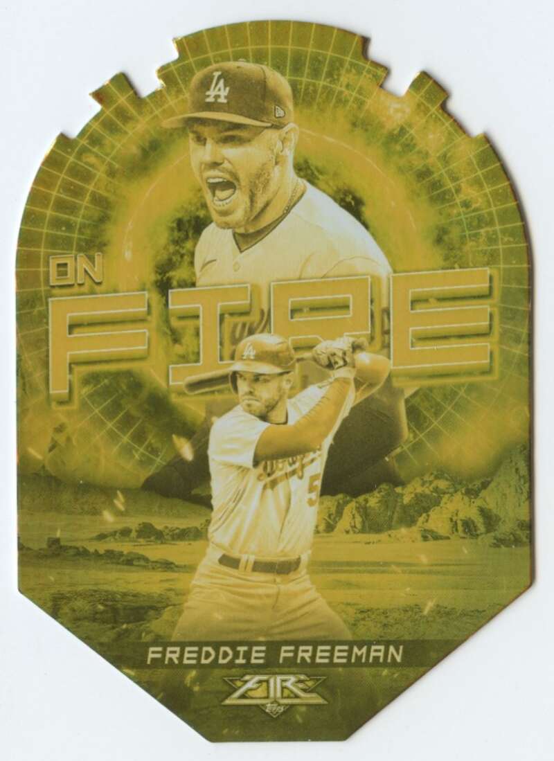 2022 Topps Fire En Fuego Gold Mint