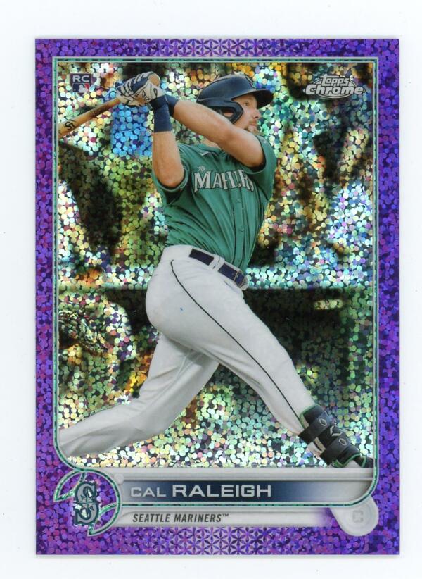 2022 Topps Chrome Refractor Purple Speckle