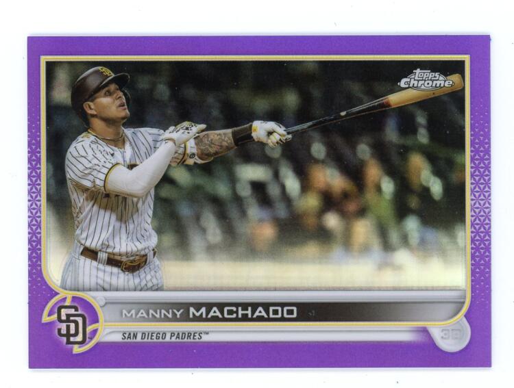 2022 Topps Chrome Refractor Purple