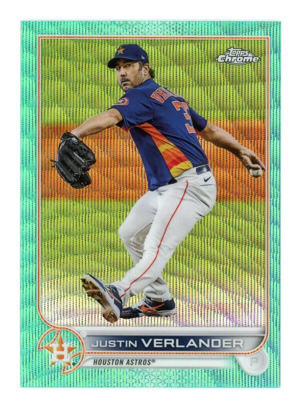 2022 Topps Chrome Refractor Aqua Lava