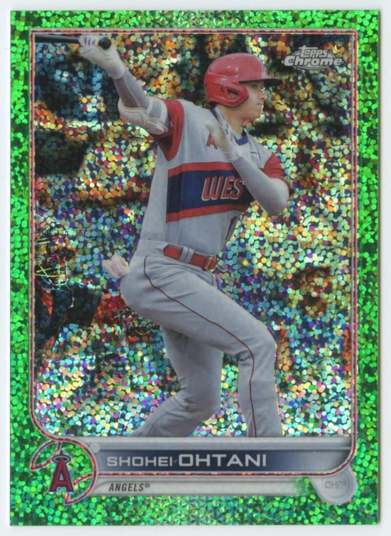 2022 Topps Chrome Image Variation Refractor Green Speckle