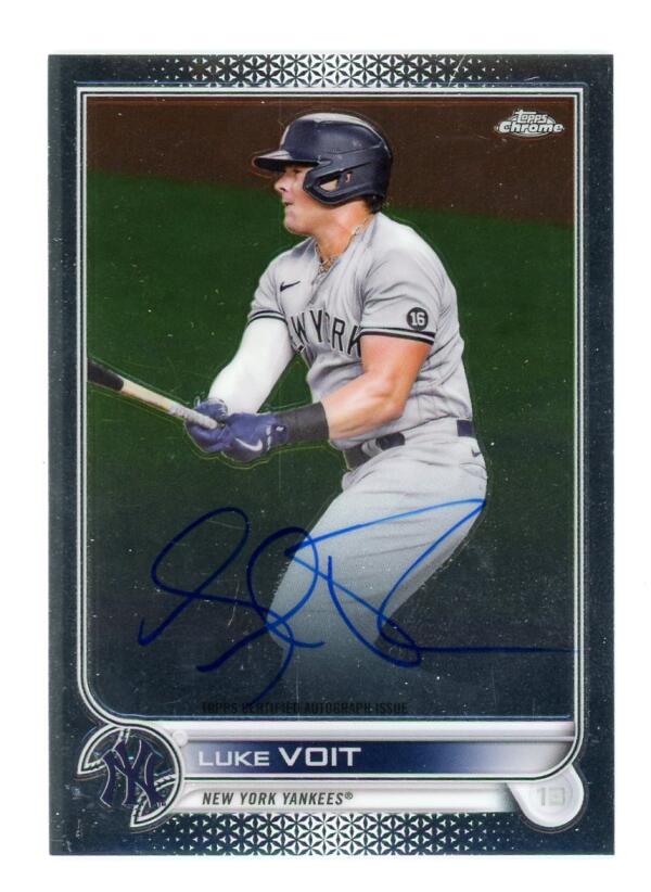 2022 Topps Chrome Veteran Autograph