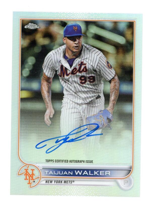 2022 Topps Chrome Veteran Autograph Refractor