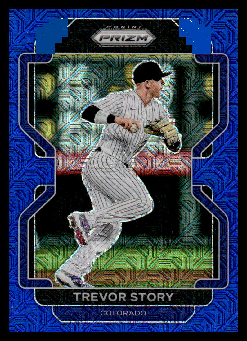 2022 Panini Prizm Blue Velocity Prizm