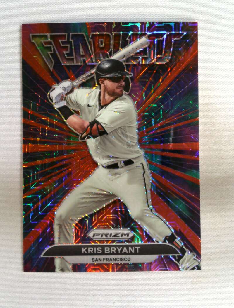 2022 Panini Prizm Fearless Red Mojo Prizm