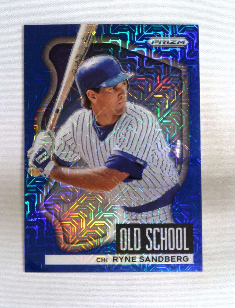 2022 Panini Prizm Old School Blue Mojo Prizm