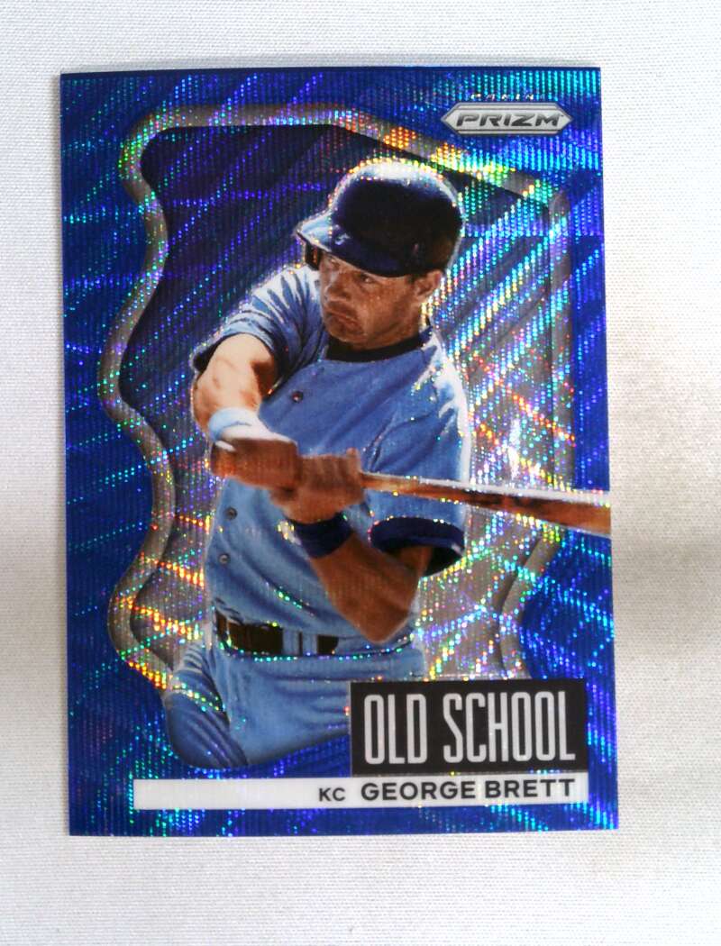 2022 Panini Prizm Old School Blue Wave Prizm