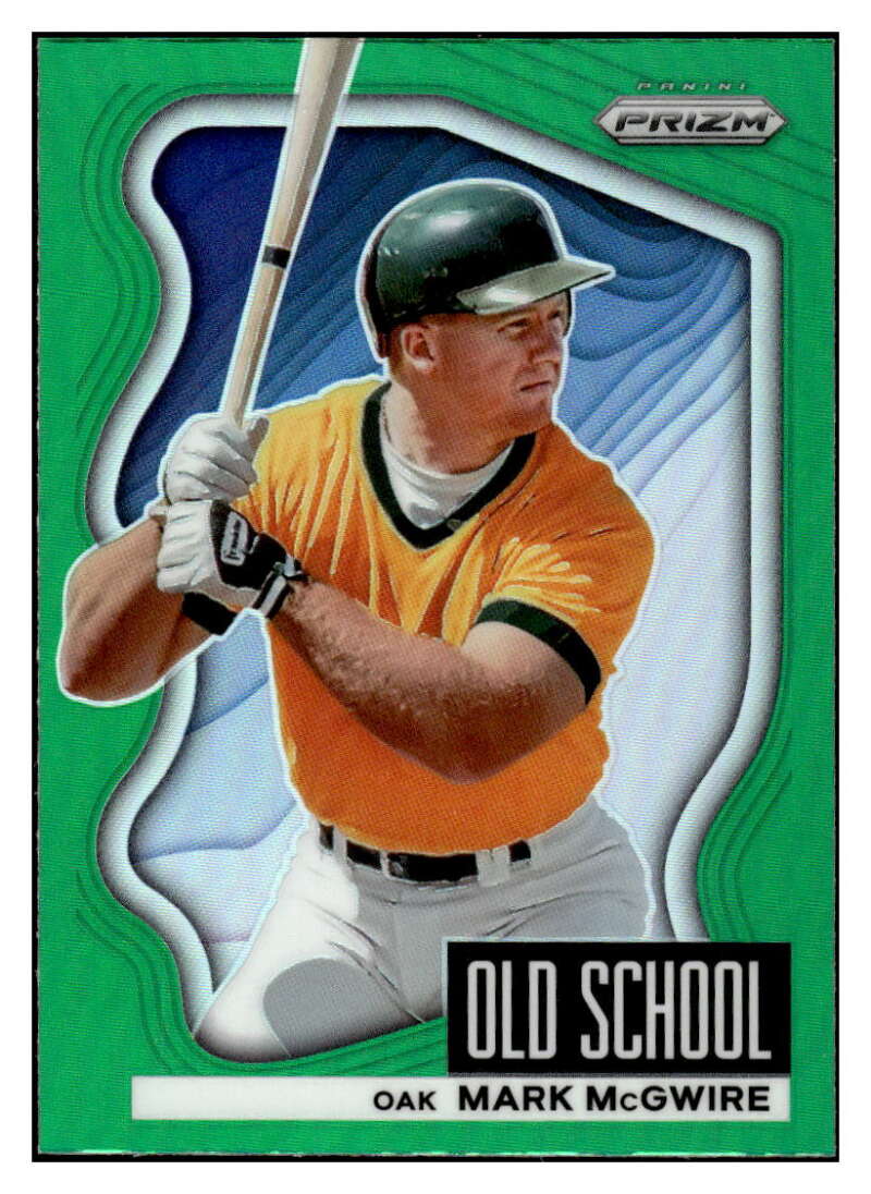 2022 Panini Prizm Old School Green Prizm