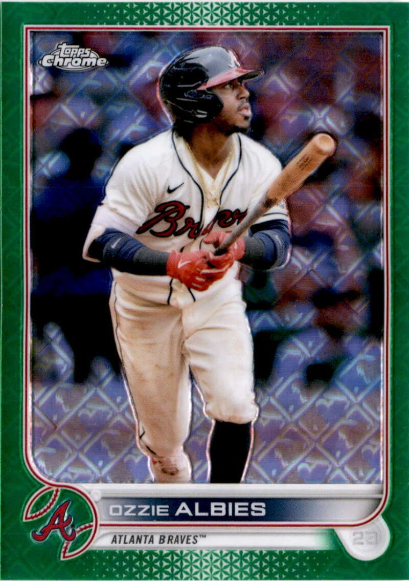 2022 Topps Chrome Logofractor Edition Green