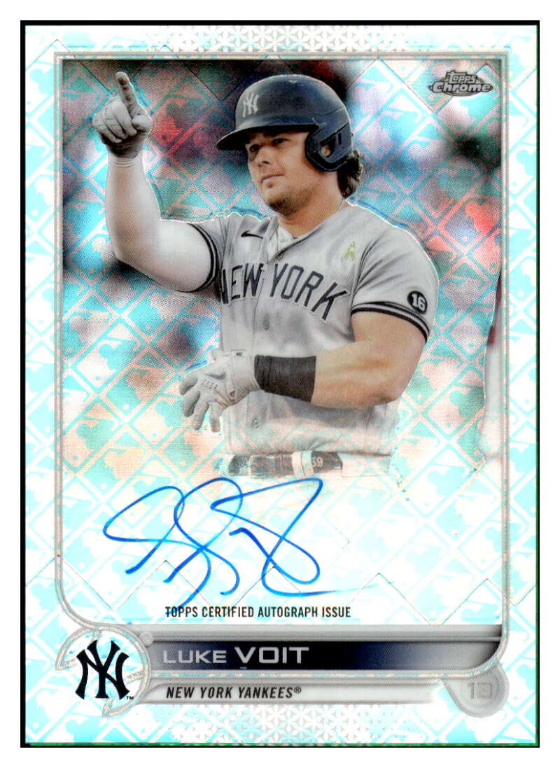 2022 Topps Chrome Logofractor Edition Autographs