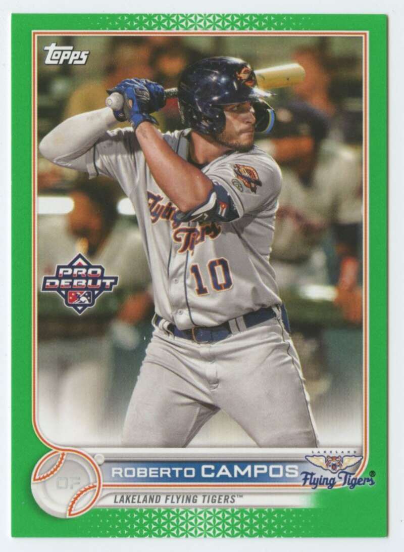 2022 Topps Pro Debut Green