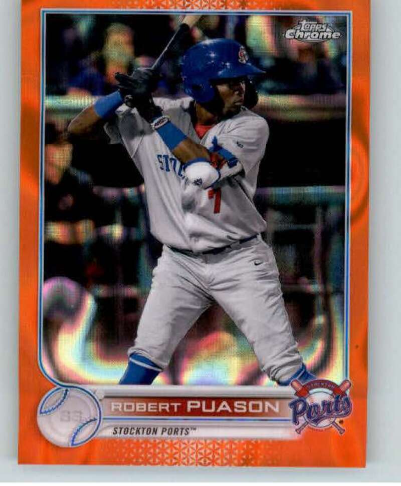 2022 Topps Pro Debut Chrome Refractor Orange Lava