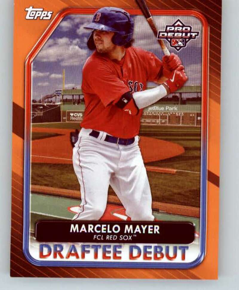 2022 Topps Pro Debut Draftee Debut Orange