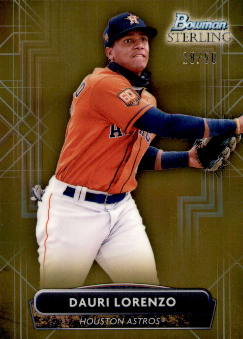 2022 Bowman Sterling Prospects Refractor Gold