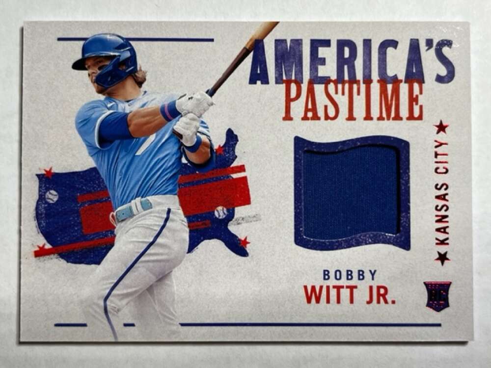 2022 Panini Chronicles America's Pastime Swatches Red