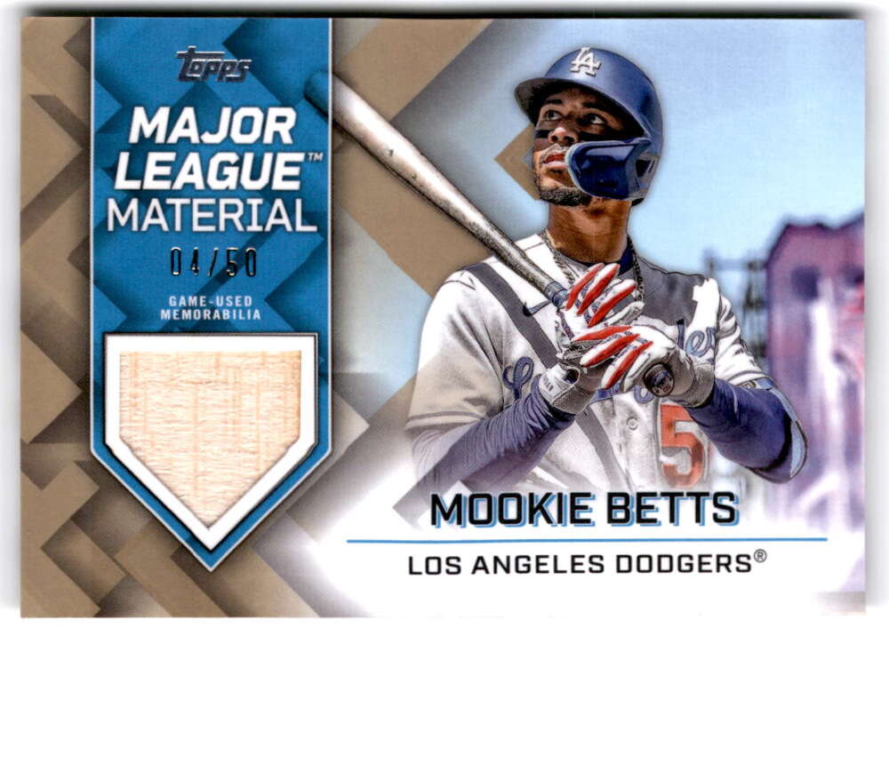 2022 Topps Update Major League Material Relics Gold