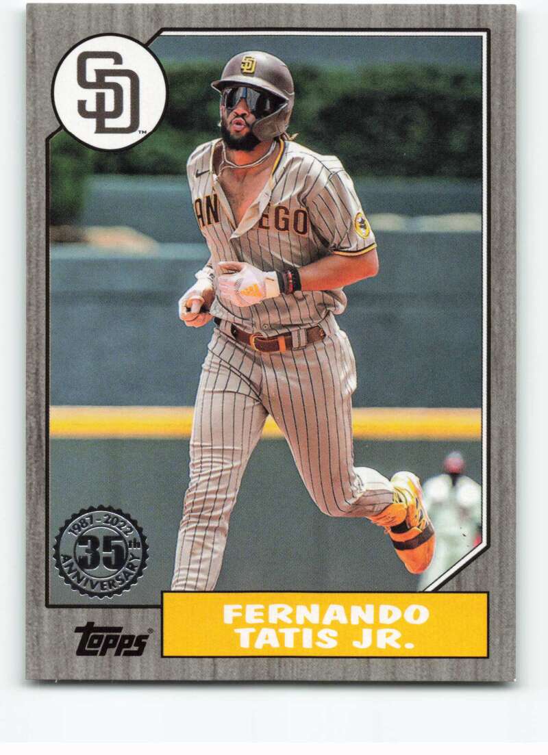 2022 Topps Update 1987 Baseball Black