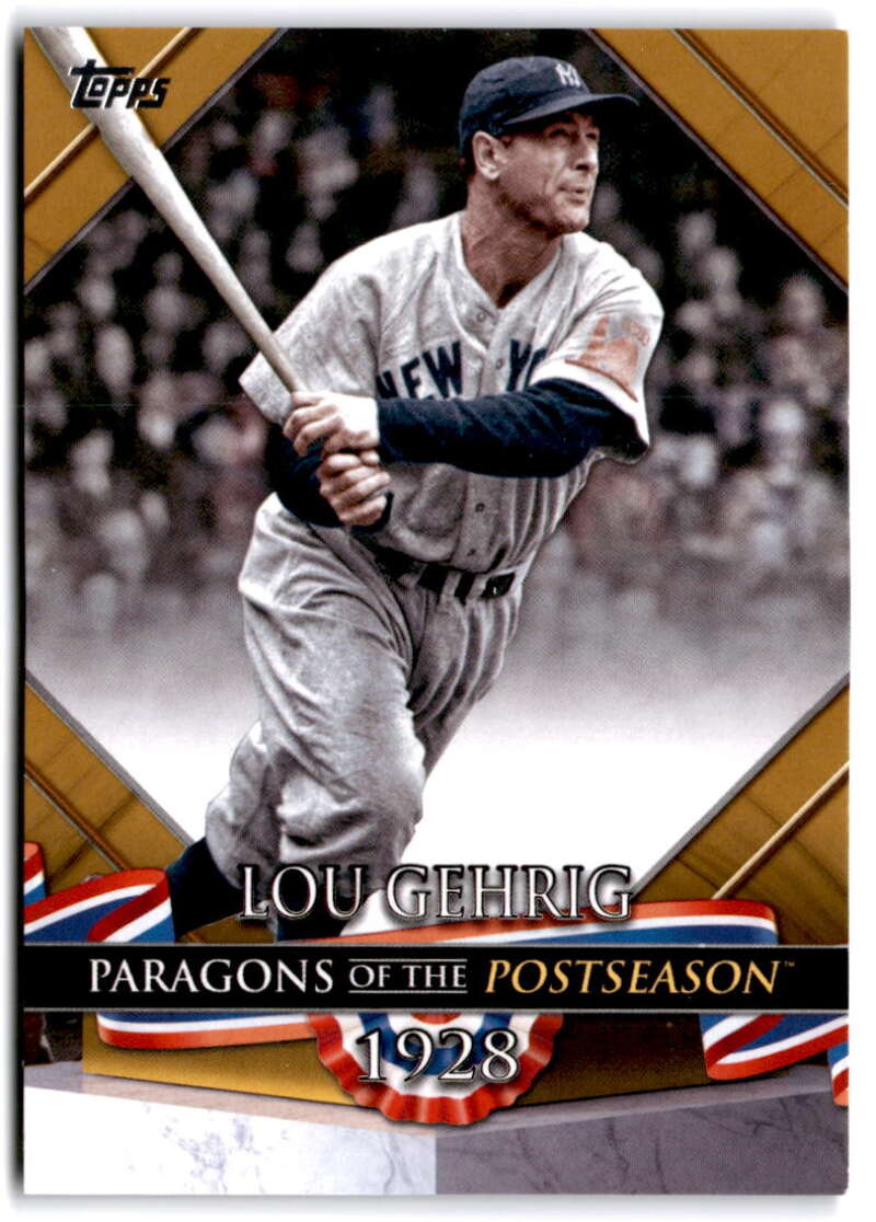 2022 Topps Update Paragons of the Postseason Gold