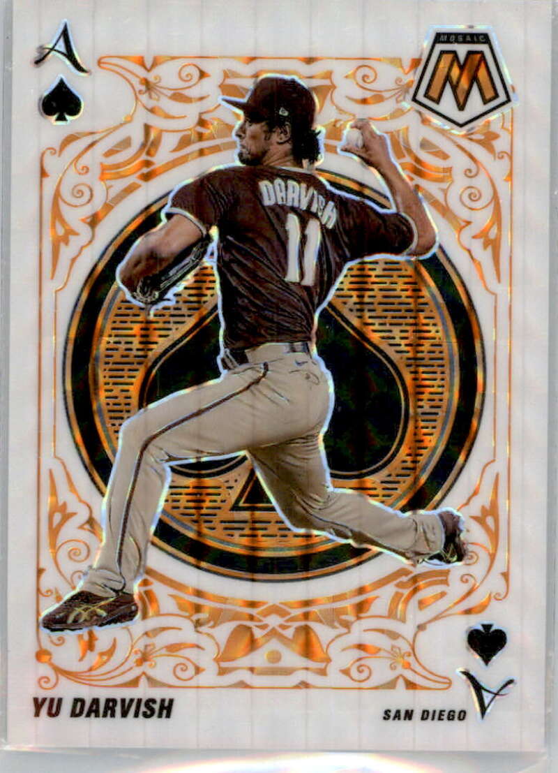 2022 Panini Mosaic Aces Mosaic Reactive Orange