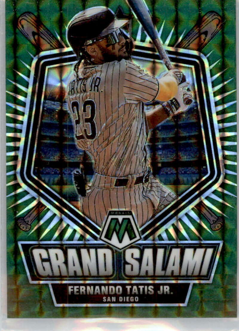 2022 Panini Mosaic Grand Salami Mosaic Green