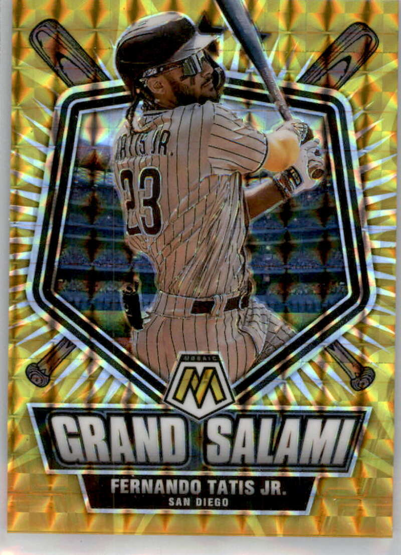 2022 Panini Mosaic Grand Salami Mosaic Reactive Yellow