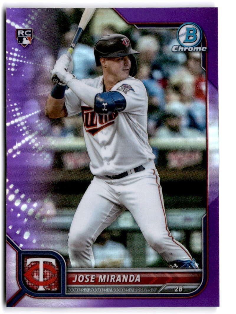 2022 Bowman Chrome Refractor Purple