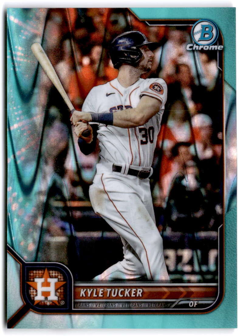 2022 Bowman Chrome Refractor Aqua RayWave