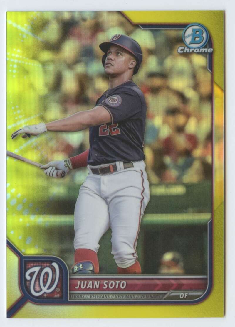 2022 Bowman Chrome Refractor Yellow