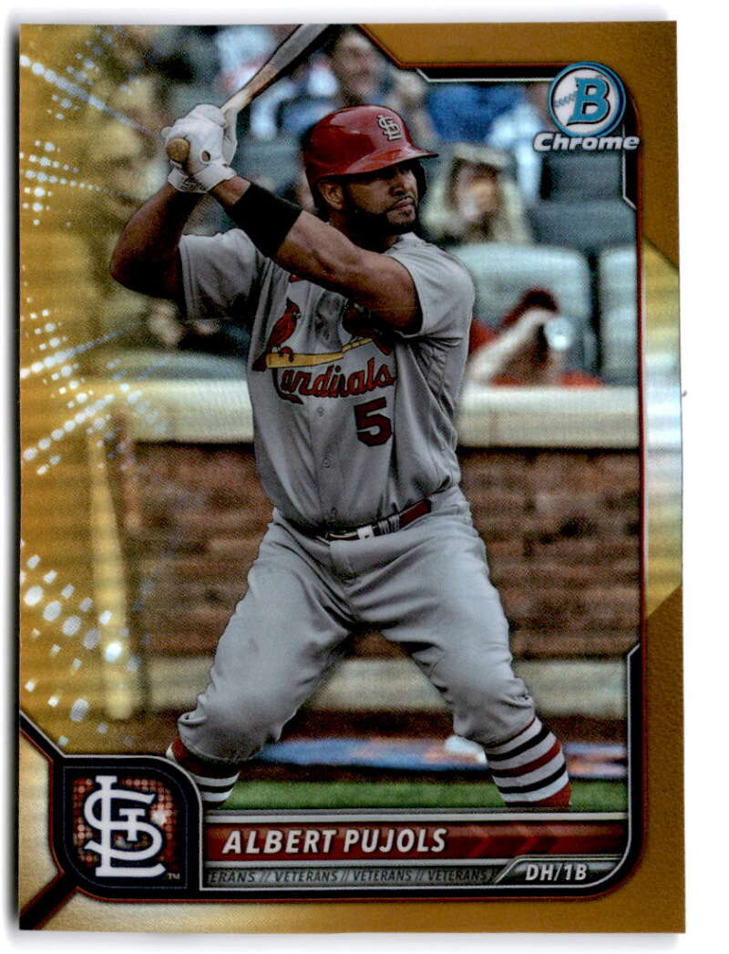 2022 Bowman Chrome Refractor Gold