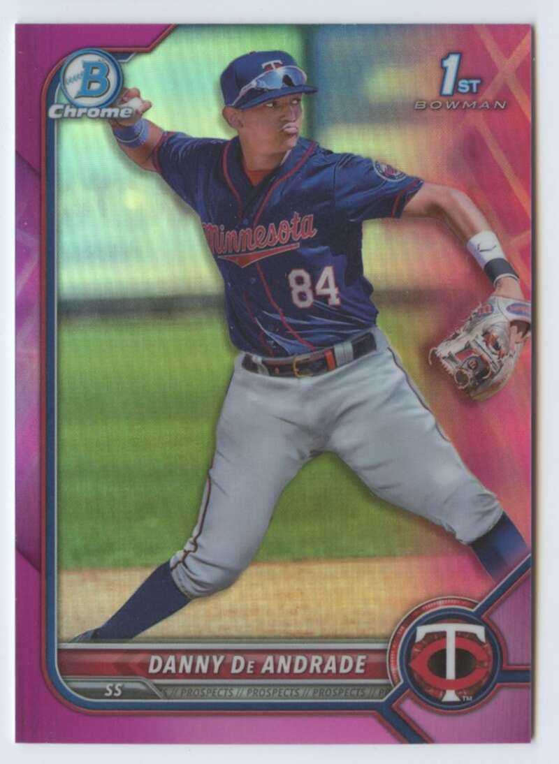 2022 Bowman Chrome Prospects Refractor Fuchsia/Pink Vapor