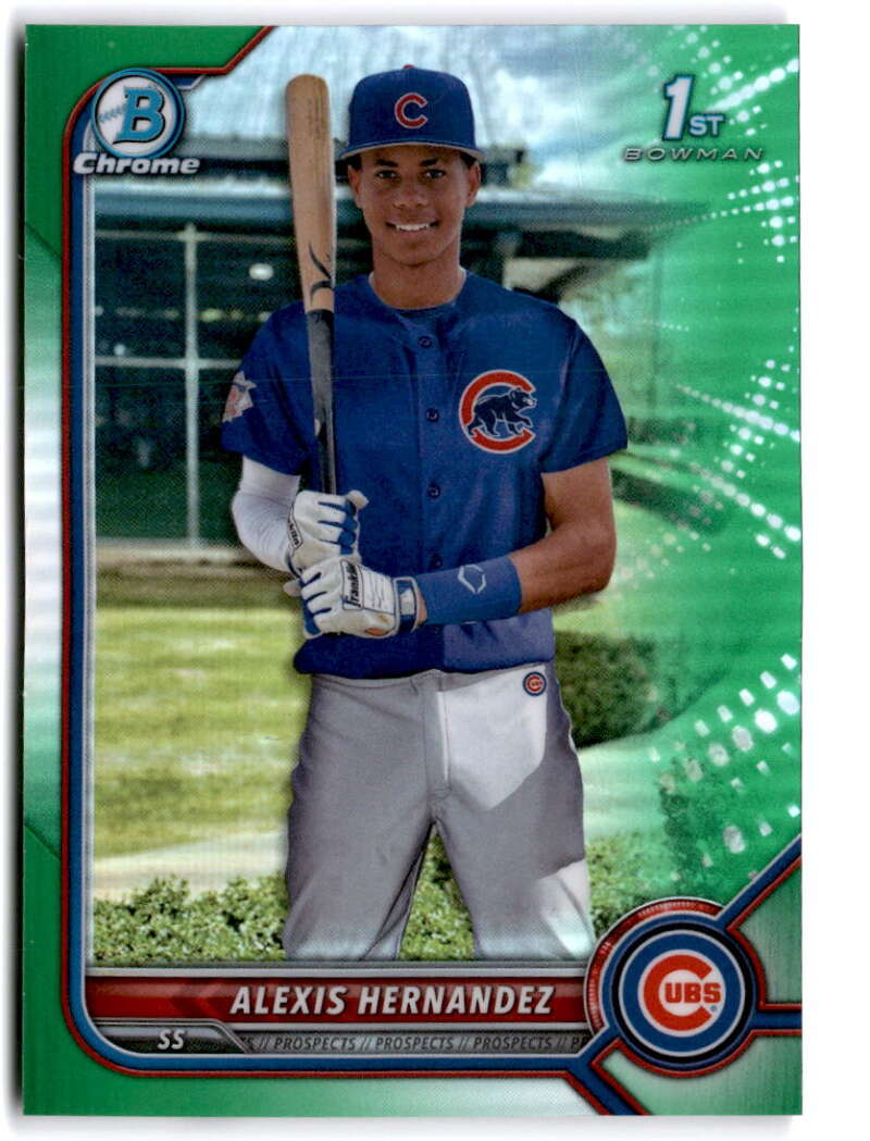 2022 Bowman Chrome Prospects Refractor Green