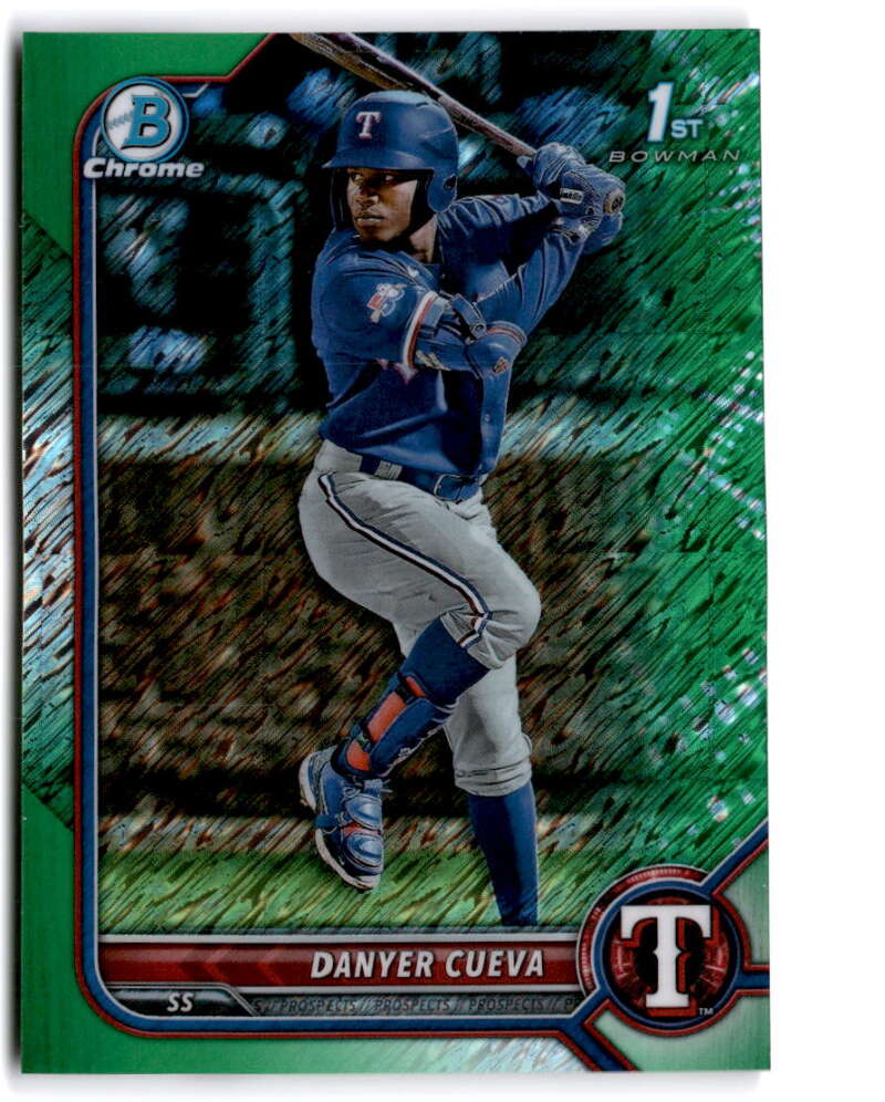 2022 Bowman Chrome Prospects Refractor Green Shimmer