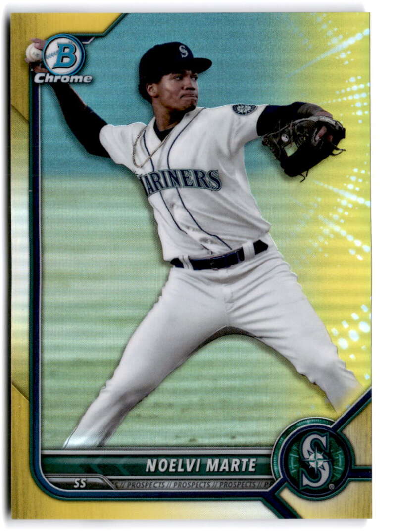 2022 Bowman Chrome Prospects Refractor Yellow