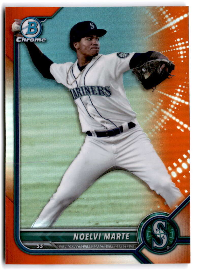 2022 Bowman Chrome Prospects Refractor Orange